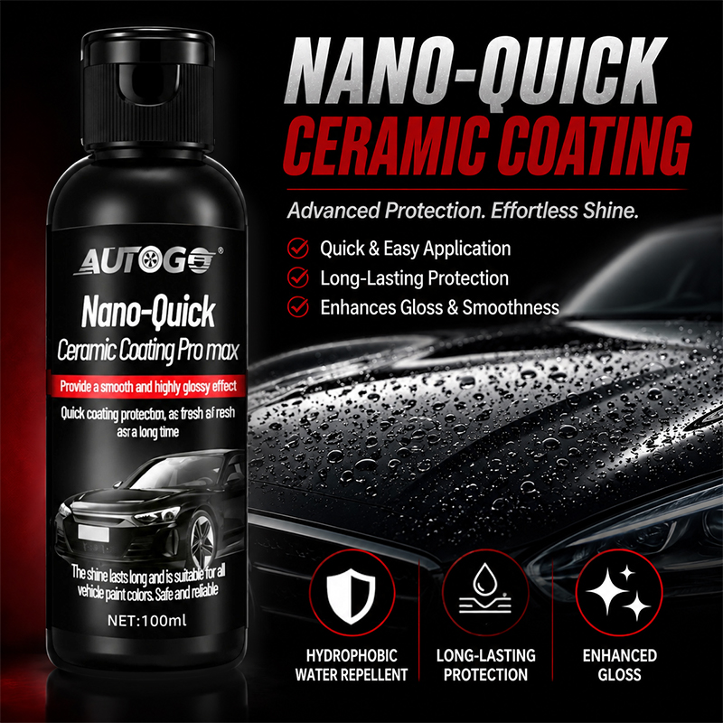 Car Wax Ceramic Coating - AUTOGO 100ml Nano-Quick Ceramic Coating Pro