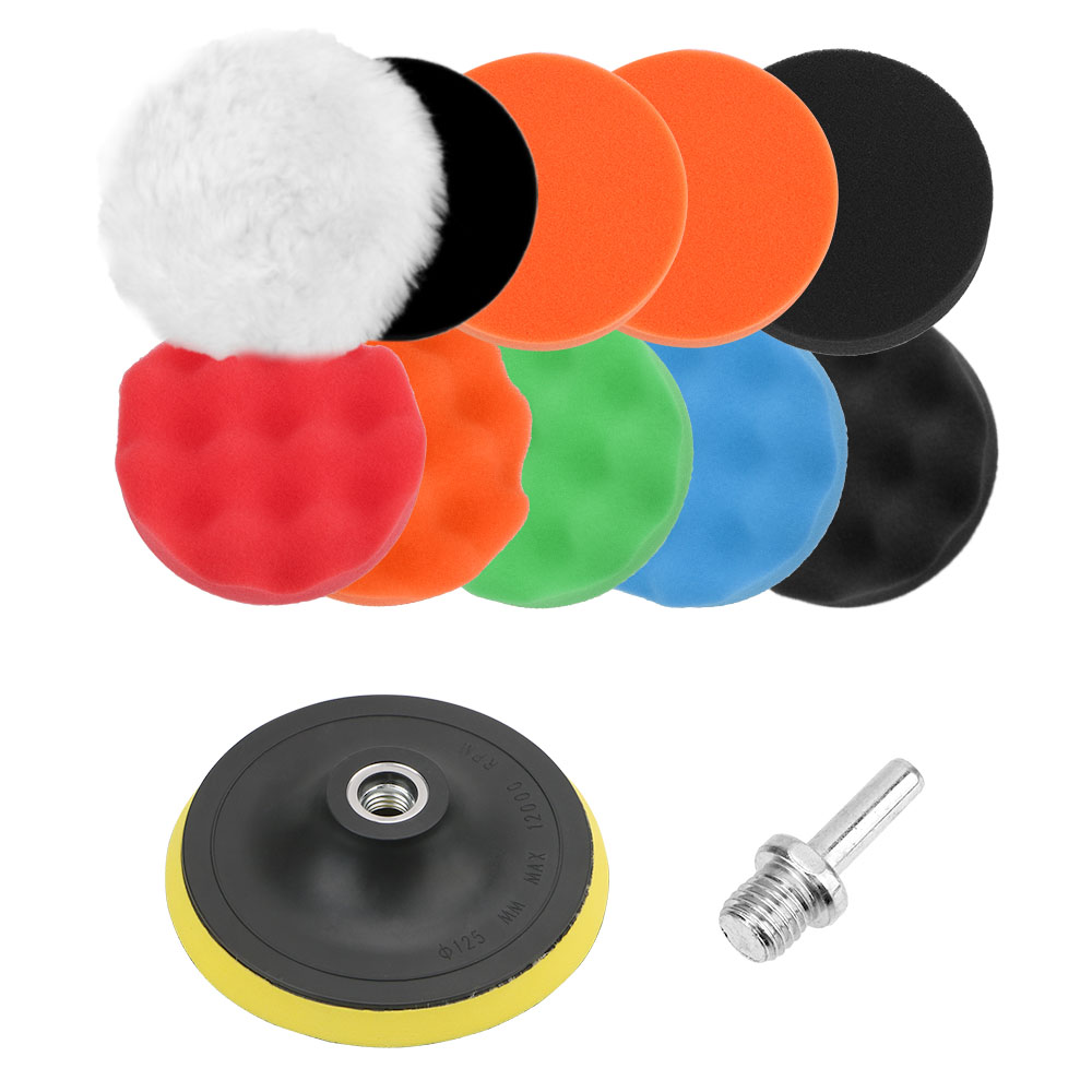 12 pièces/ensemble : Kit de po - Polish Pad Set Buffer avis et prix